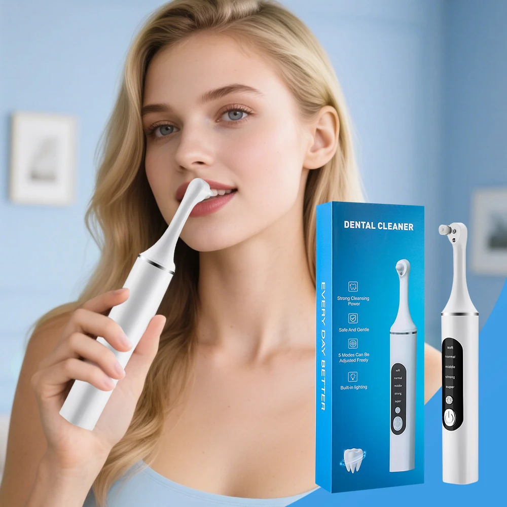 Teeth Whitening Products - Electric Tooth Polisher Teeth Whitening Cleaner