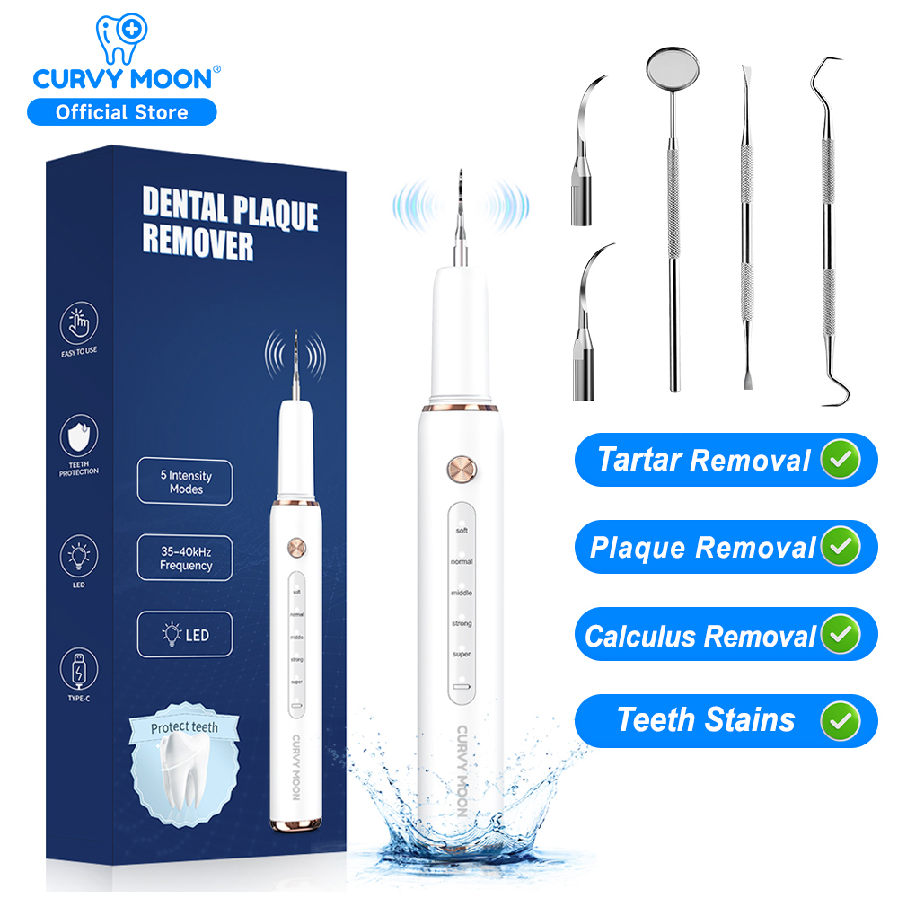 Teeth Whitening Mouthwash - Electric Teeth Cleaner Ultrasonic Dental Scaler