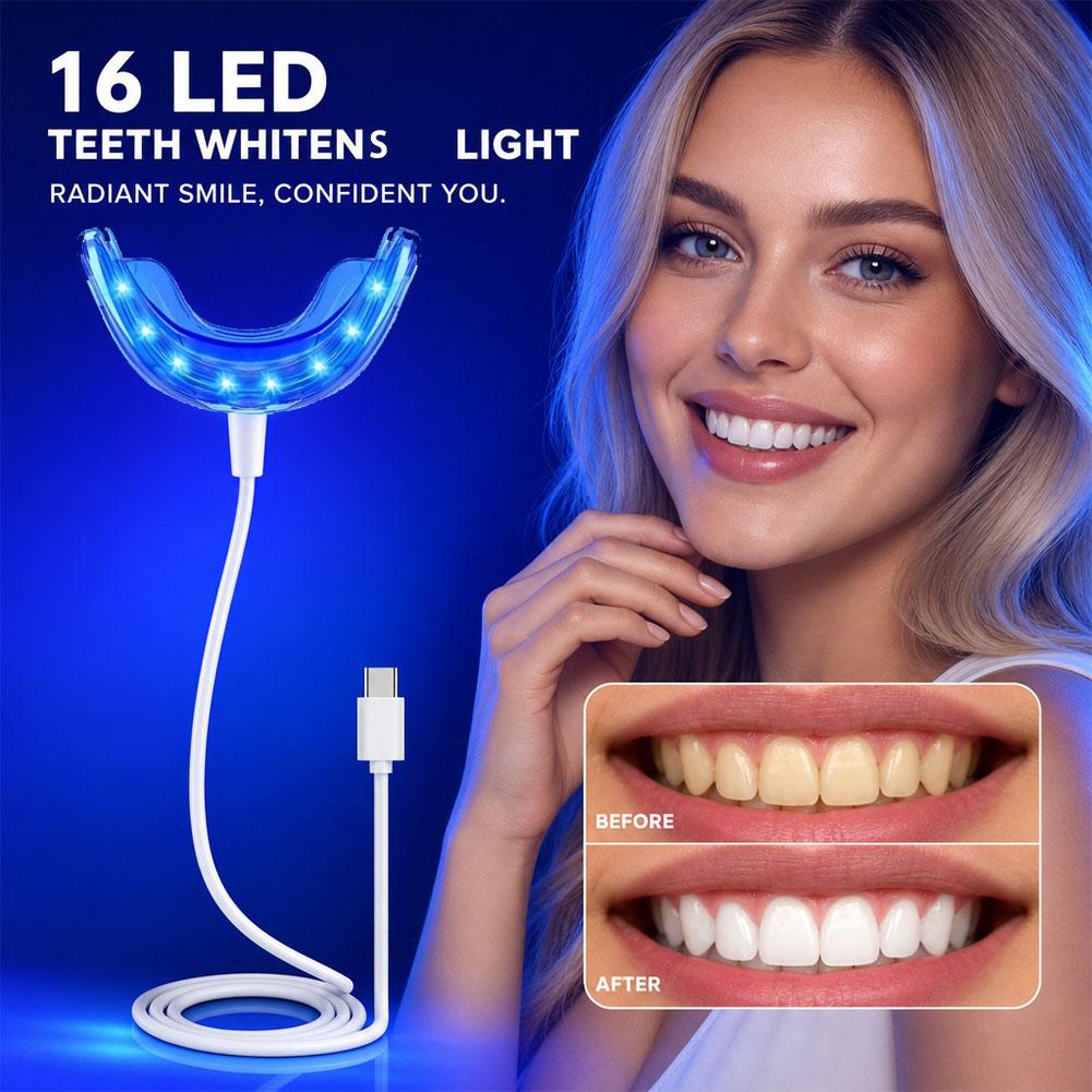 Teeth Whitening Device - Teeth Whitening Accelerator Smart LED Blue