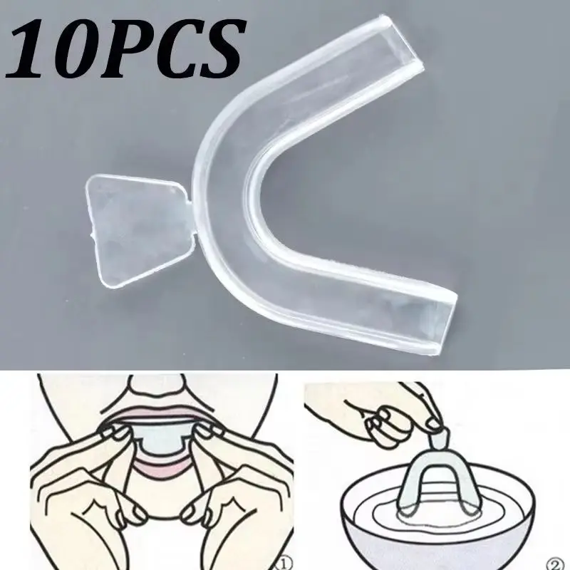 Teeth Whitening Products - 10Pcs Silicone Mouth Guard Teeth Whitening
