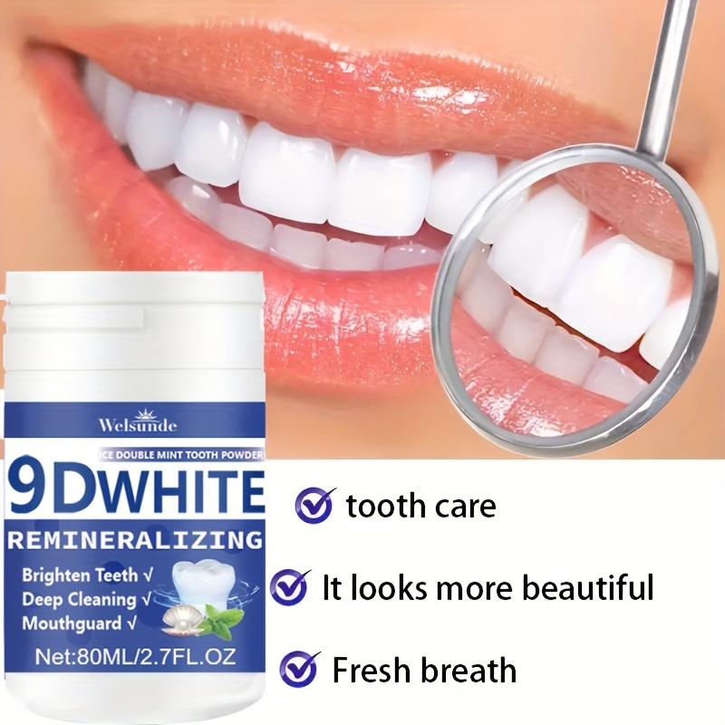 9D White Remineralizing Hydrox - Teeth Whitening Powder 评论和价格