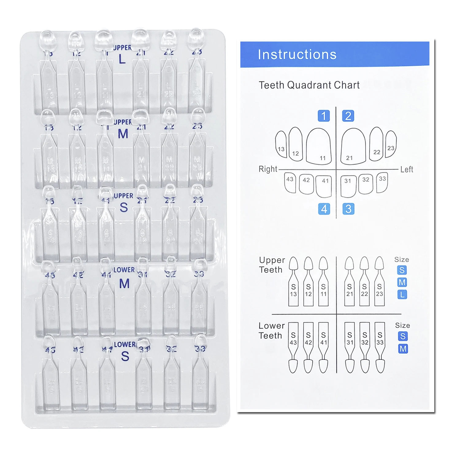 32pcs/Set Dental Veneer Mould  - Teeth Whitening Procedure 评论和价格