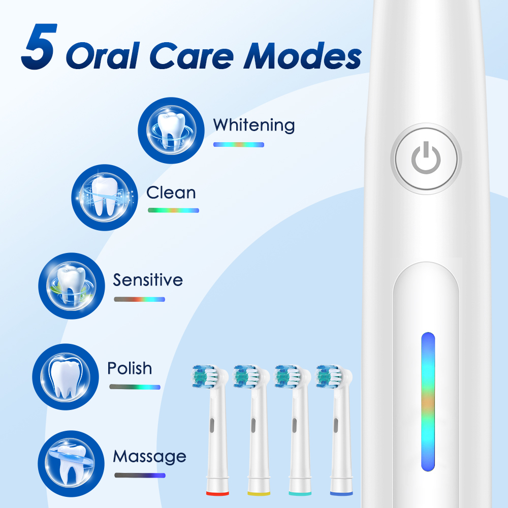 Rotary Electric Toothbrush Rec - Teeth Whitening Products 评论和价格