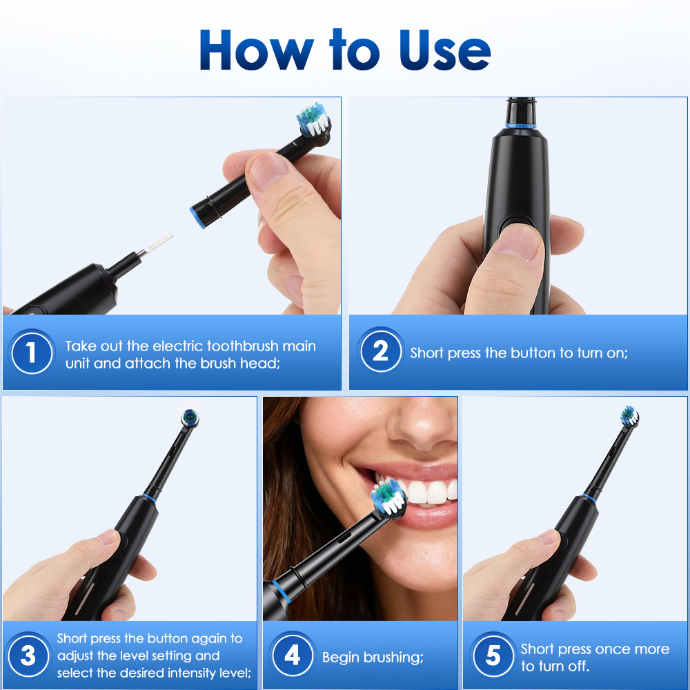 Rotary Electric Toothbrush Rec - Teeth Whitening Products 评论和价格