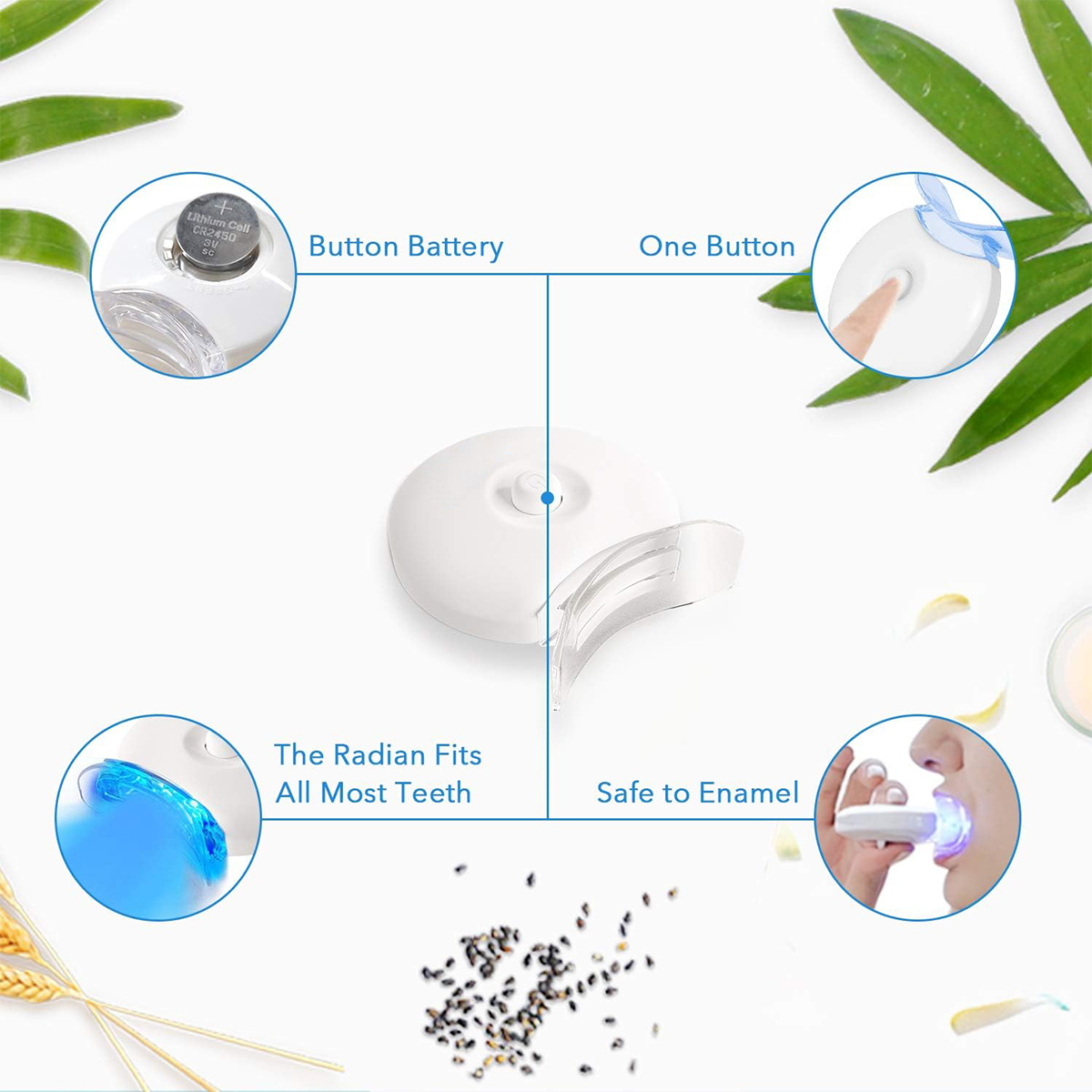 Teeth Whitening Kit - 5X LED L - Teeth Whitening Results 评论和价格