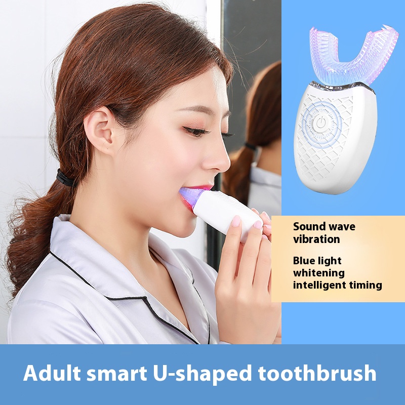 Electric U-Shaped Toothbrush f - Teeth Whitening Procedure 评论和价格
