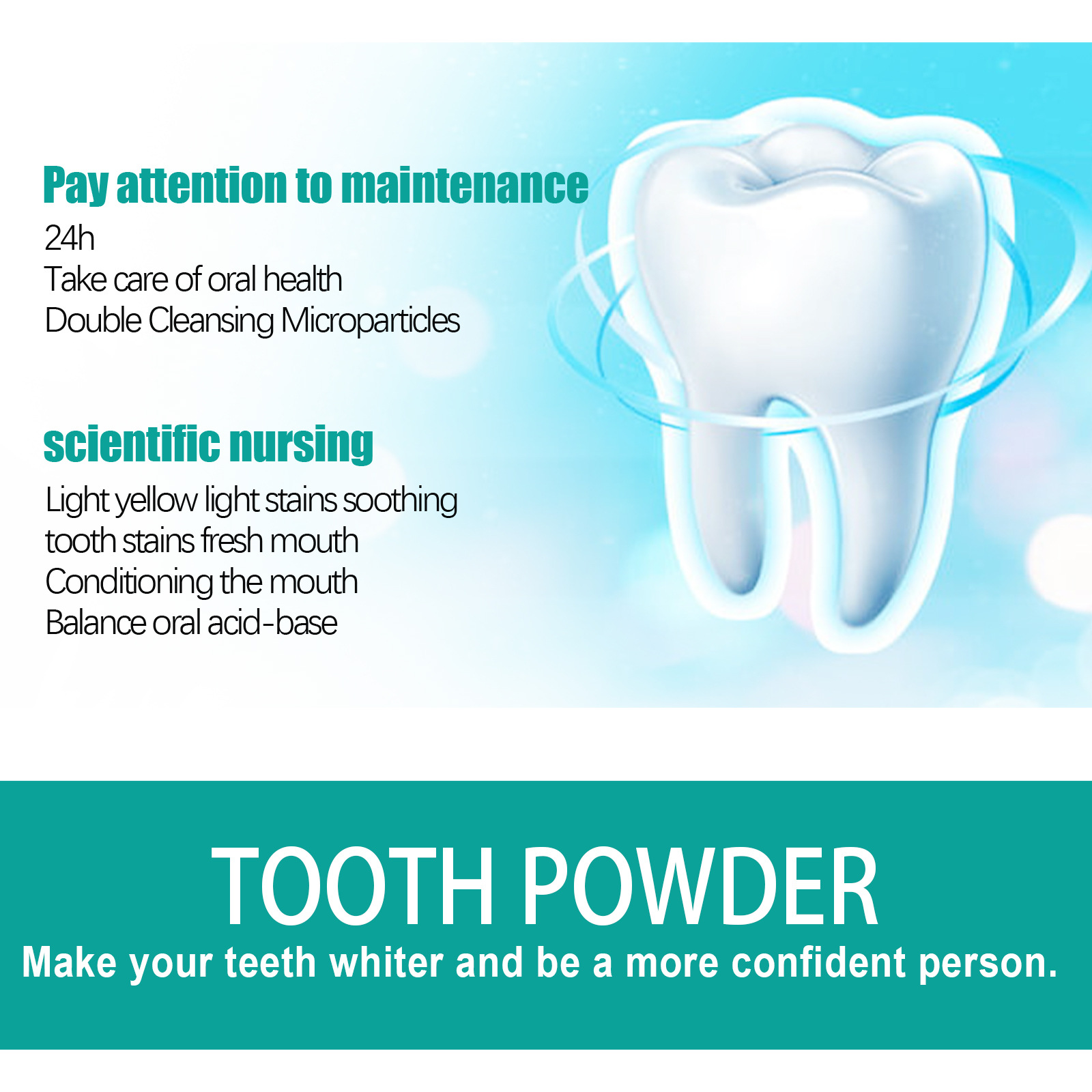 Mint Tooth Powder Fresh Breath - Teeth Whitening Powder 评论和价格