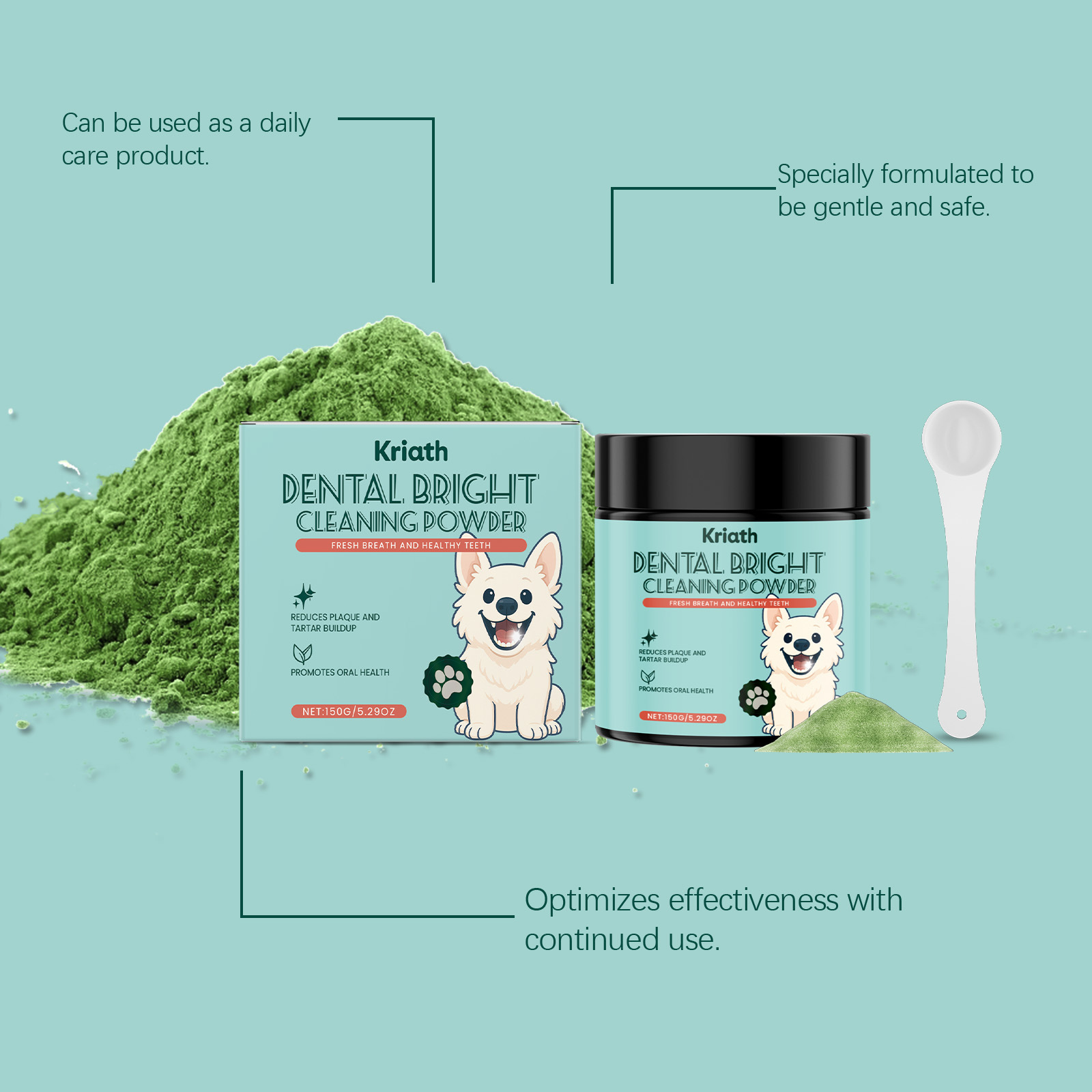 Dog Tooth Cleaning Powder Plaq - Teeth Whitening Powder 评论和价格