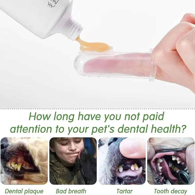 Super Soft Pet Finger Toothbru - Teeth Whitening Mouthwash 评论和价格