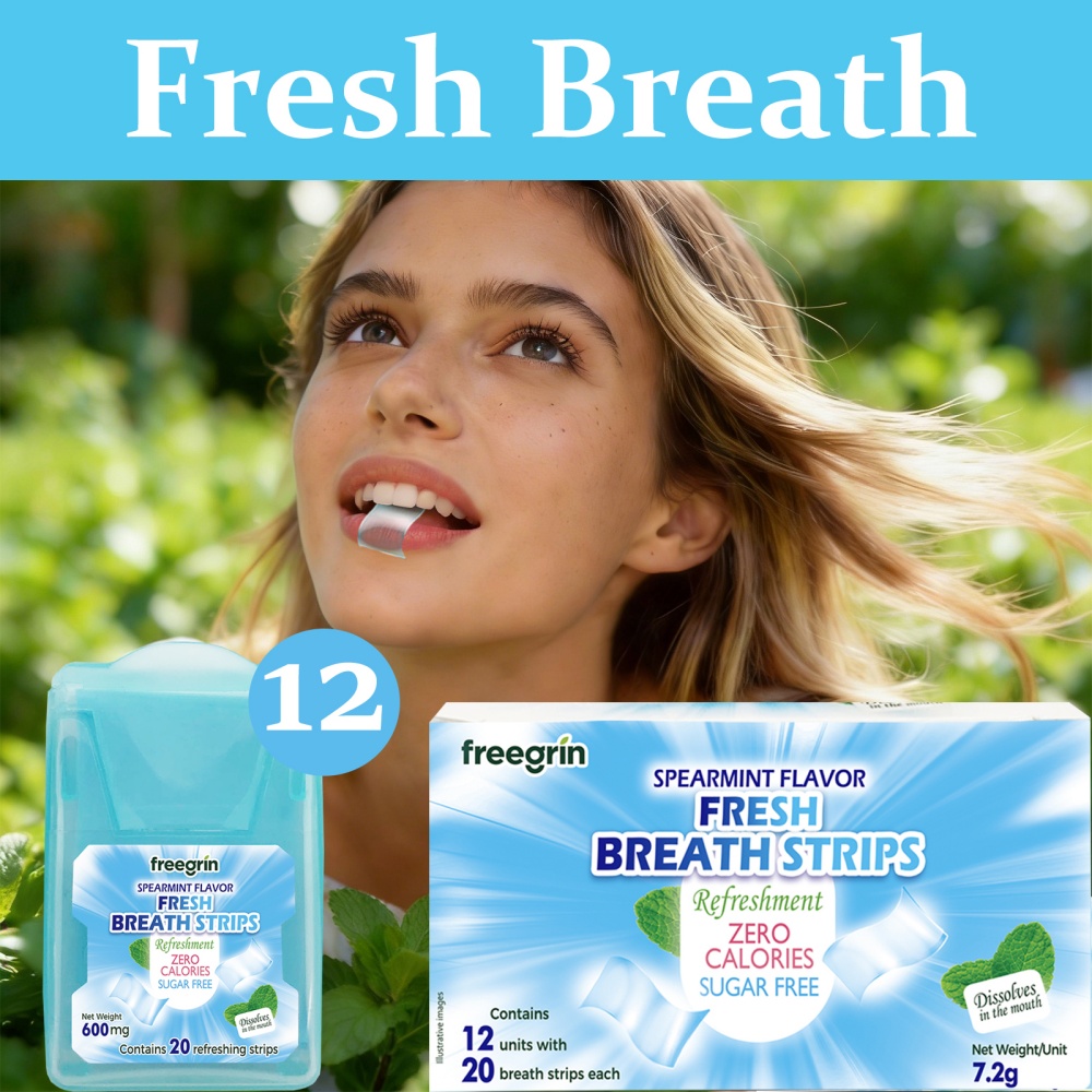 FREEGRIN Spearmint Flavored Fr - Teeth Whitening Street 评论和价格