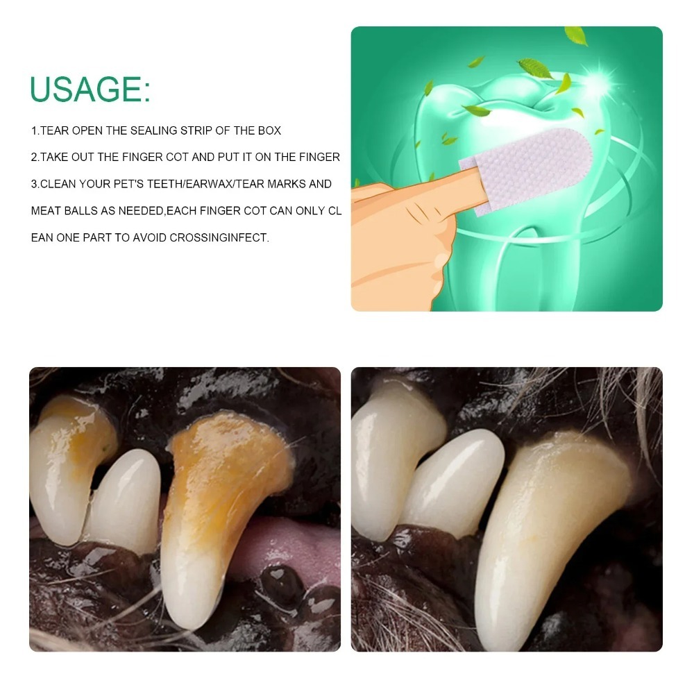Disposable Pet Finger Cot Wet  - Teeth Whitening Mouthwash 评论和价格