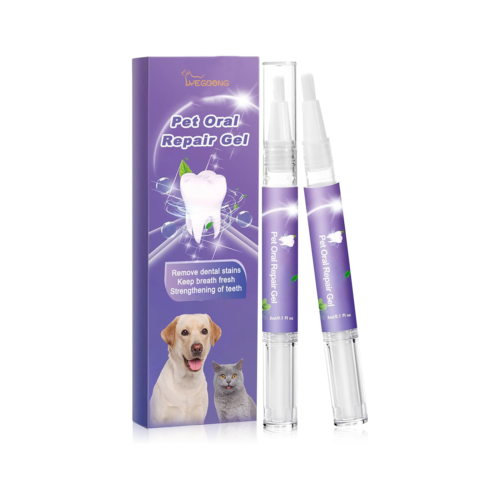 Pet Oral Repair Gel Puppy Tart - Teeth Whitening Results 评论和价格