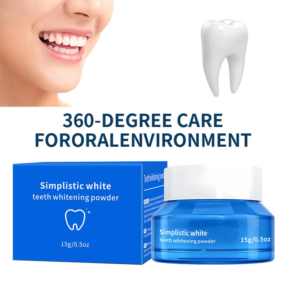 Simplistic Teeth Whitening Pow - Teeth Whitening Powder 评论和价格