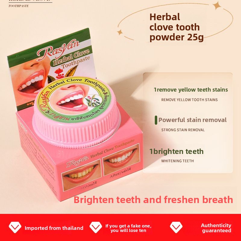 Thai Clove/coconut Tooth Powde - Teeth Whitening Results 评论和价格